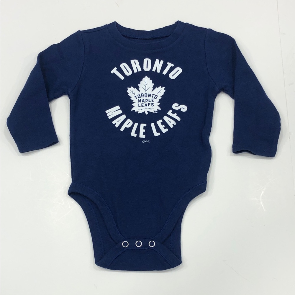 🏒 NHL Toronto Maple Leafs Infant Bodysuit - Blue - 6/12 months